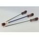 BAQUETA RAETZ DE ACERO LIMPIEZA CAÑONES PISTOLA CAL. 5.6mm/.222''- 6.5mm/.264'' LARGO 200 mm