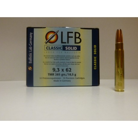 MUNICION LABOR CAL. 9,3X62 285 GR. 