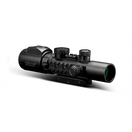KONUSPRO AS-34 MIRA TELESCOPICA TACTICA ELECTRONICA 2-6X28
