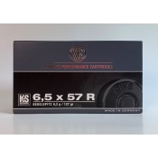 MUNICION RWS 6,5X57 R 127 GR. PUNTA CONICA