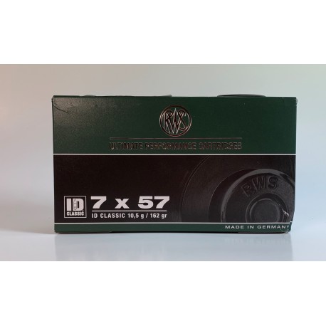 MUNICION RWS 7X57 ID CLASSIC 162 GR CAJA 20 UNIDADES