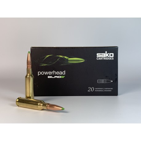 MUNICION SAKO CAL. 6,5 CREEDMOOR POWERHEAD BLADE 120 GR , 20 UNIDADES