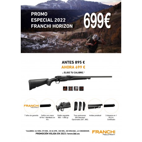 RIFLE FRANCHI HORIZON CALIBRE 30-06 WS