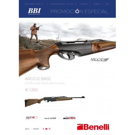 RIFLE SEMIAUTOMATICO BENELLI ARGO E BASE 